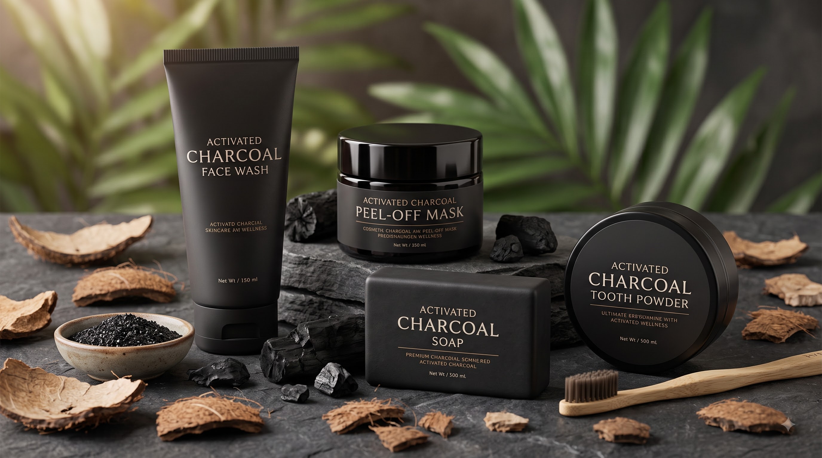 Premium Coconut Shell Activated Charcoal — bio-based material