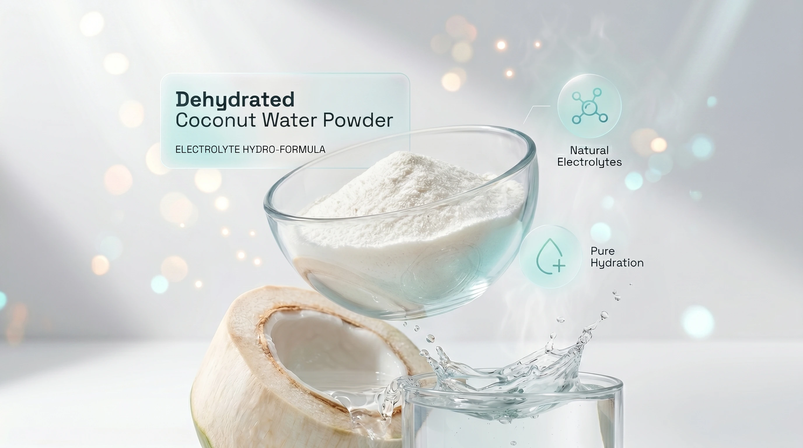 Premium Coconut Water Powder — A refreshing next-generation hydration solution crafted from pure tender coconut...