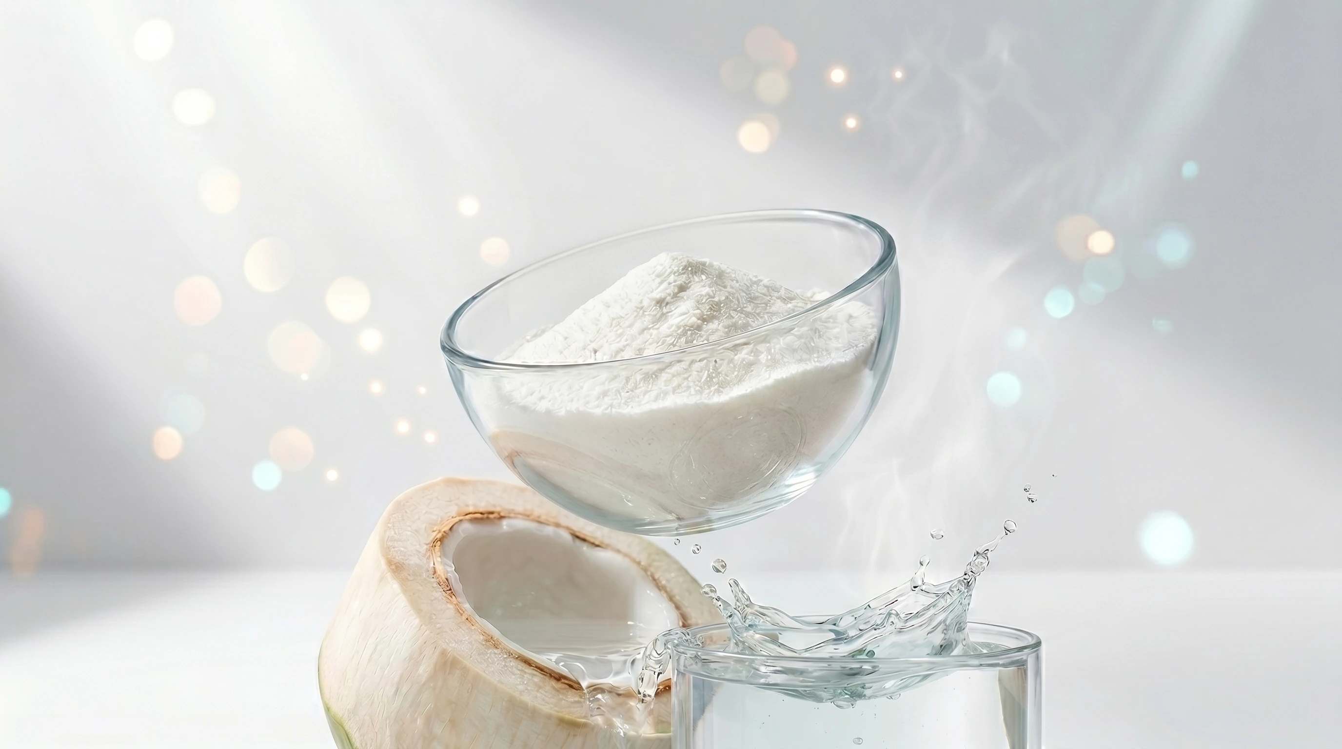 Premium Coconut Water Powder — natural electrolyte hydration drink by Cayson Florance