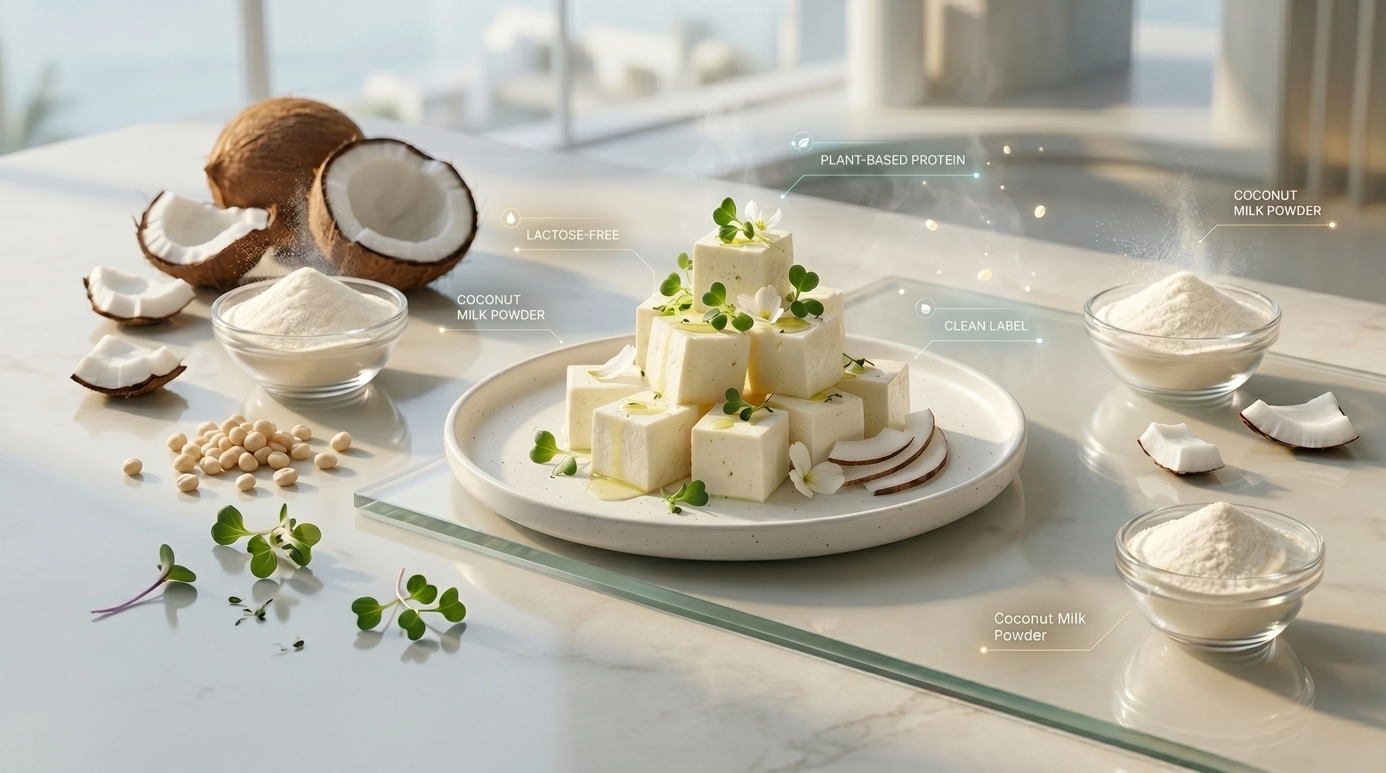 Premium Coconut Paneer — dairy-free plant-based paneer made from fresh coconut milk