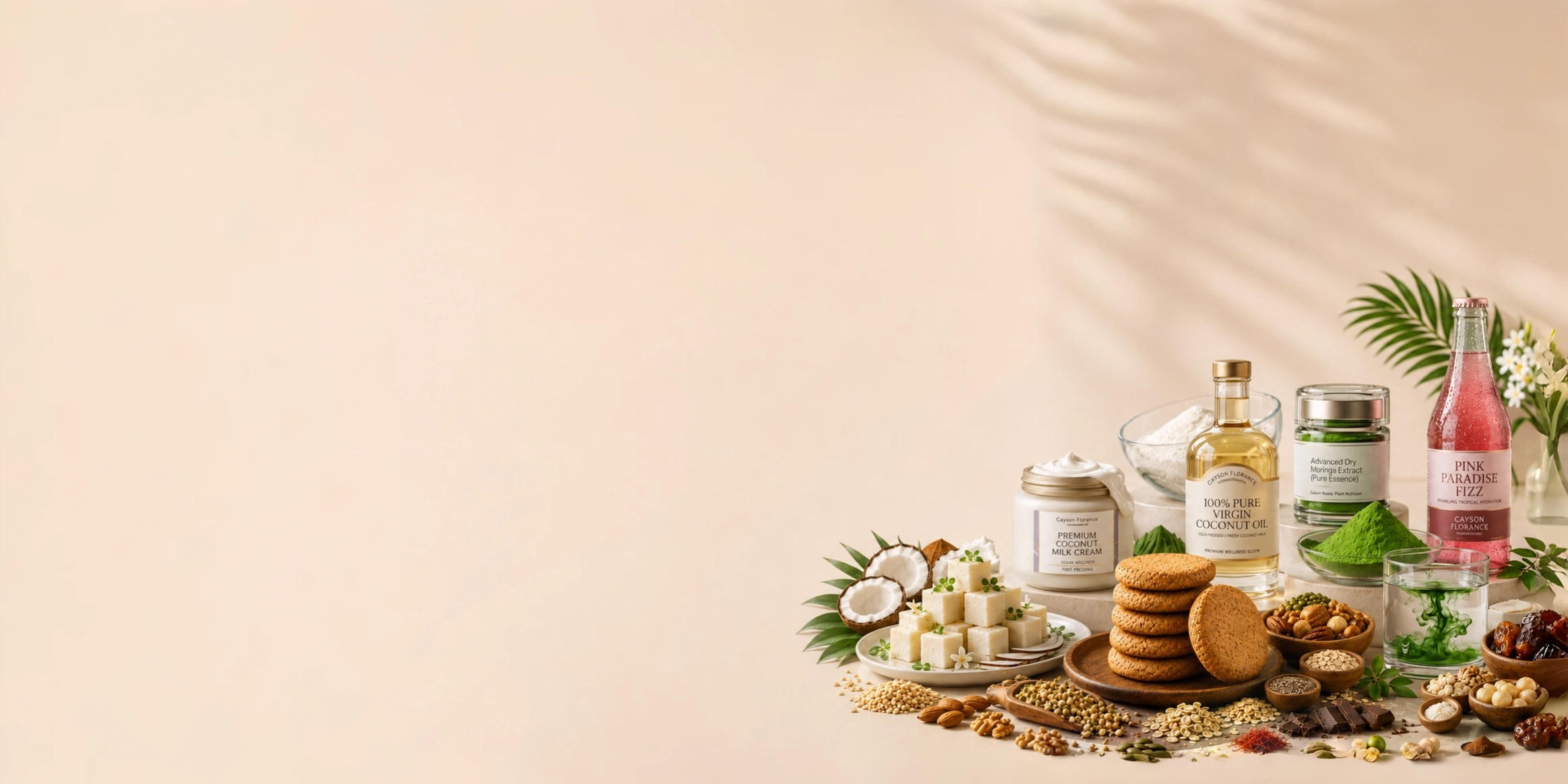 Cayson Florance product showcase — health and nutrition products